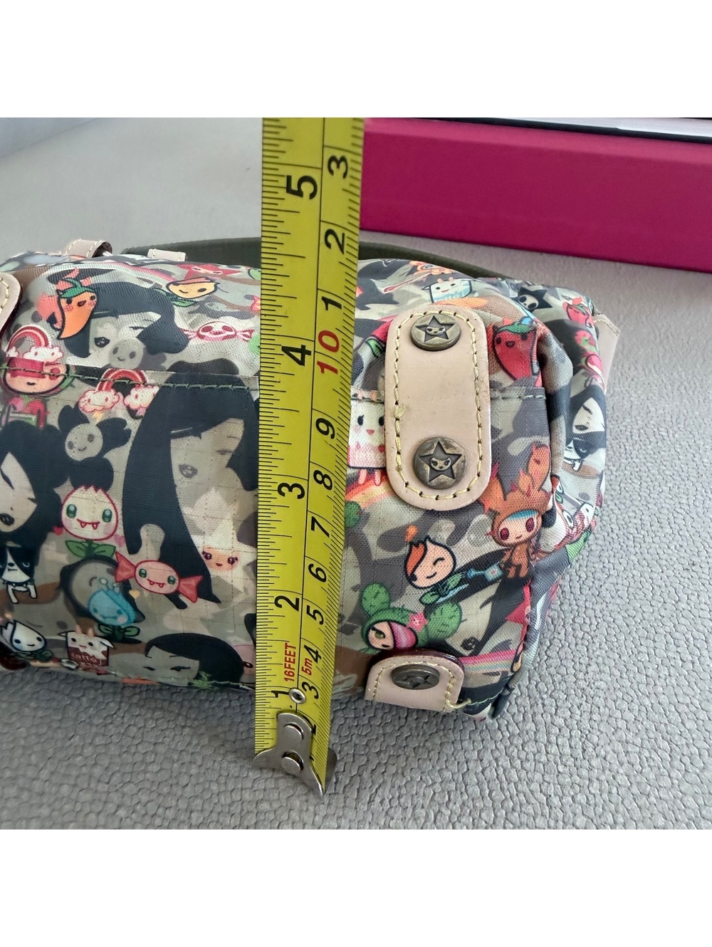 Vintage LeSportsac Tokidoki Printed Mini Shoulder Bag | Charm - Picture 9 of 12